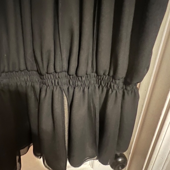 NEIMAN MARCUS TARGET ROBERT RODRIGUEZ Black Ruffled Sleeveless- Large - Picture 6 of 6